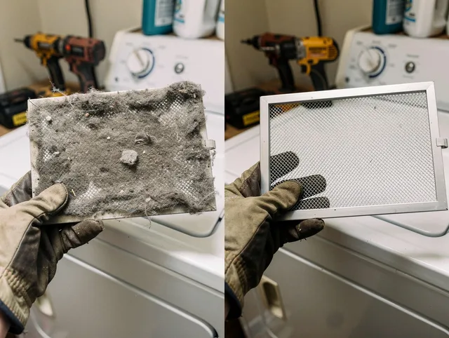 Professional lint trap cleaning by Valle Vista Dryer Vent Cleaning in Valle Vista