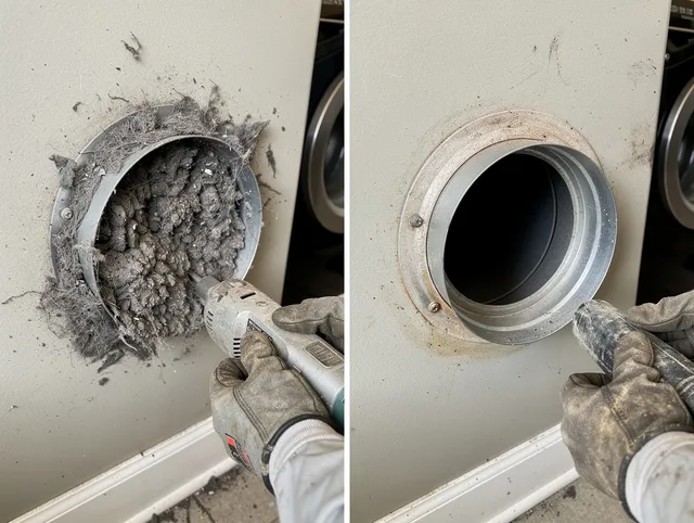 Professional clogged vent cleaning by Valle Vista Dryer Vent Cleaning in Valle Vista