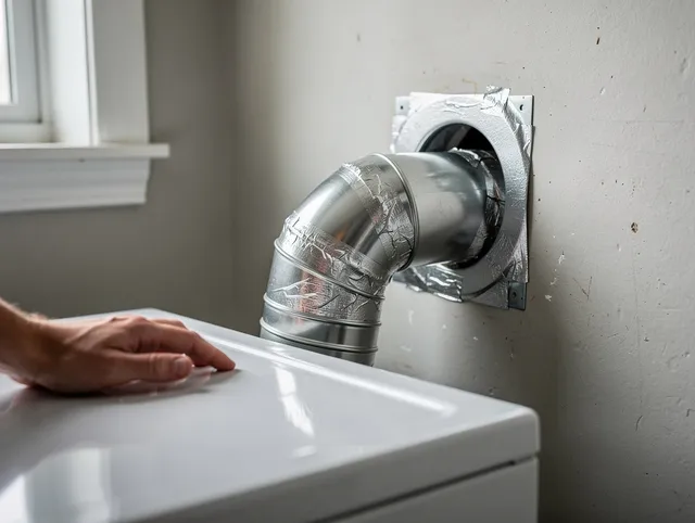 Valle Vista Dryer Vent Cleaning expert performing professional dryer vent repair and installation in Valle Vista