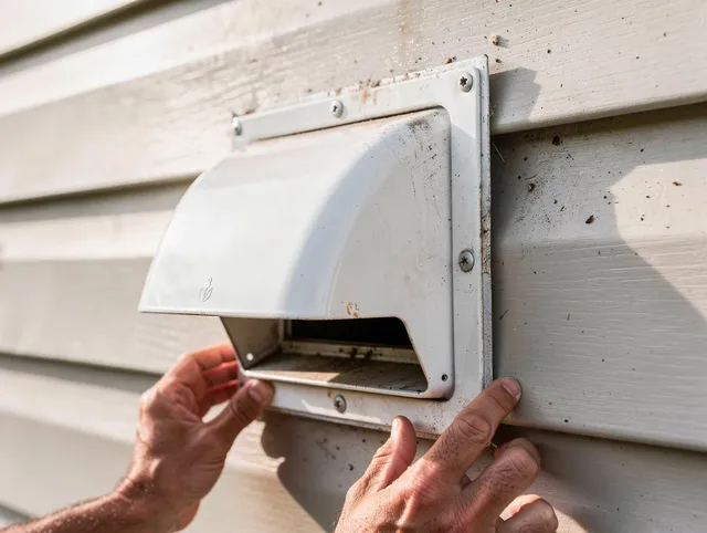 Valle Vista Dryer Vent Cleaning technician delivering thorough residential dryer vent cleaning service in Valle Vista